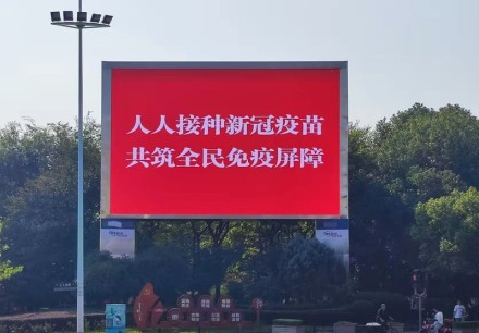 浙江某廣場顯示屏項目 P8 118㎡